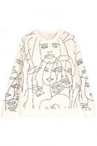 Oasap Artistic Cartoon Sweatshirt