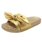 Oasap Casual Bow Riband Indoors Anti-slip Slippers