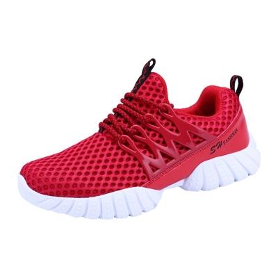 Oasap Round Toe Lace Up Mesh Sports Shoes
