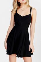 Oasap Kimchi Blue Scarlett Flare Dress