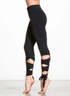 Oasap Fashion Solid Skinny Sports Bandage Leggings
