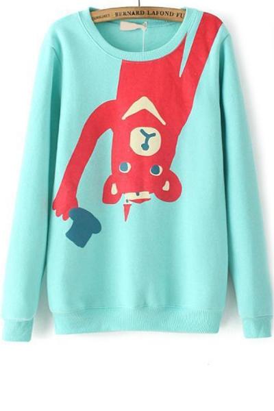 Oasap Upside-down Ali Sweatshirt