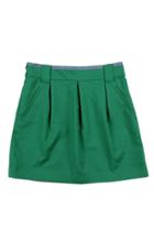 Oasap A-line Pleated Hip Hugging Skirt