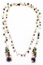 Oasap Luxe Faux Pearl Multi-strand Beaded Necklace