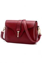 Oasap Cute Fashion Solid Crossbody Pu Bag
