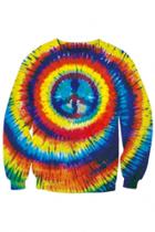 Oasap Fancy Rainbow Circles Pattern Sweatshirt