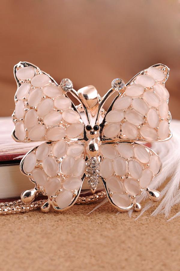 Oasap Butterfly Pendant Necklace