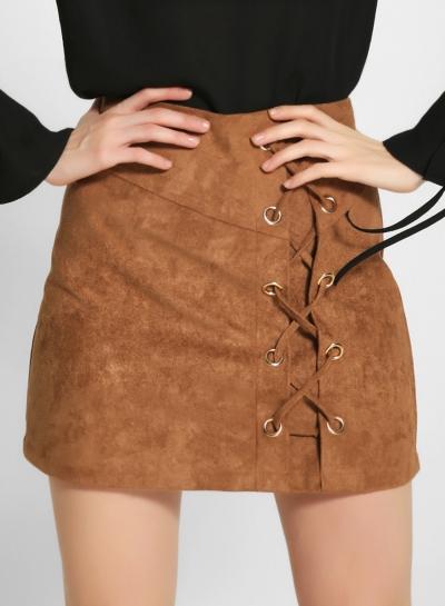 Oasap ' S Sexy Bodycon High Waisted Solid Skirts