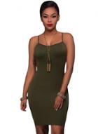 Oasap Off Shoulder Seamless Bodycon Dress