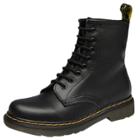 Oasap Women's Fashion Round Toe Lace-up Motorcycle Boots