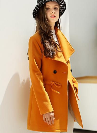 Oasap Turn Down Collar Solid Color Collect Waist Coat