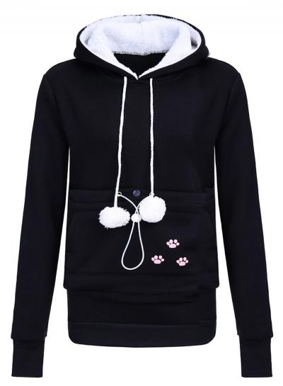 Oasap Cute Pullover Fleece Hoodie With Pocket