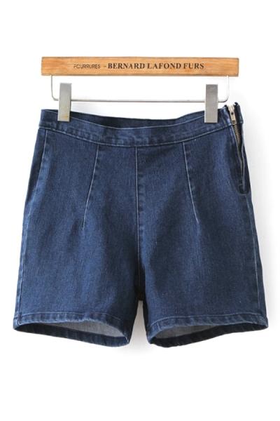Oasap Easy Denim High Waist Shorts
