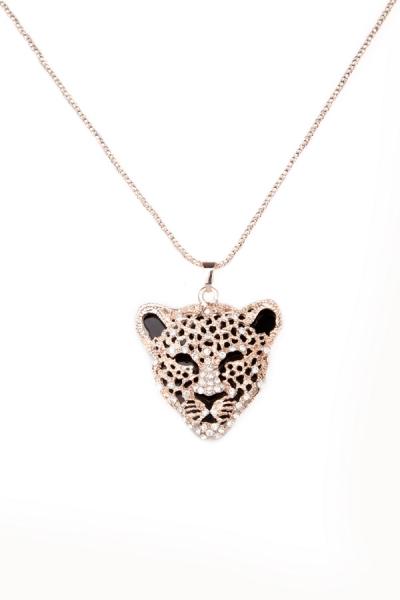 Oasap Cool Leopard Necklace