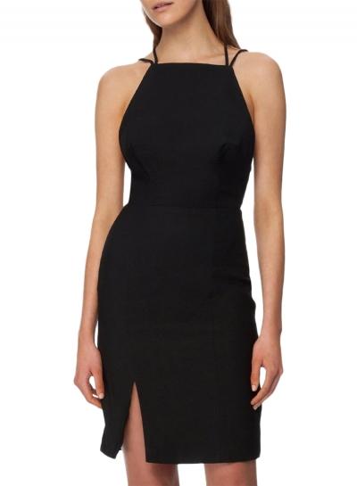 Oasap Women's Sleeveless Back Cross Strap Club Party Bodycon Dress