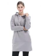 Oasap Solid Loose Fit Pullover Hoodie With Pocket