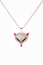 Oasap Glam Fox Necklace