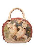 Oasap Retro Swan Print Bag