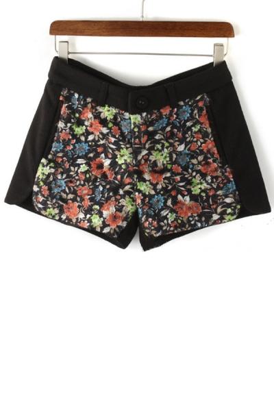 Oasap All-matching Floral Shorts