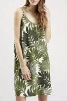 Oasap Tropical Print Cami Mini Dress