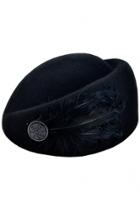 Oasap Fashion Feather Deco Woolen Hat