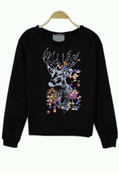 Oasap Wild Life Sweatshirt