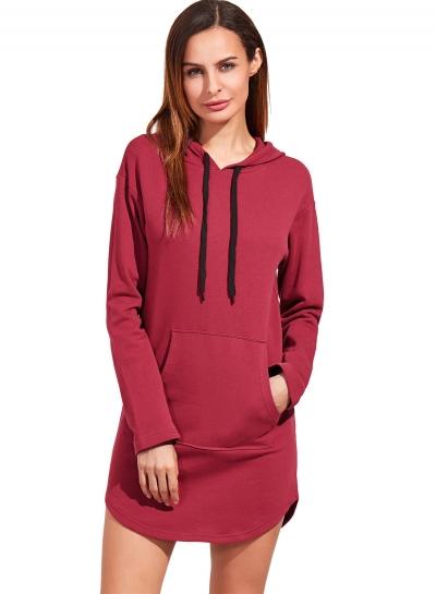 Oasap Casual Fleece Hoodie With Pocket