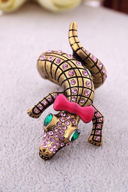 Oasap Crocodile Ring