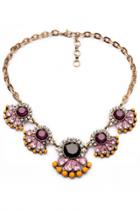 Oasap Western-inspired Faux Gemstone Necklace
