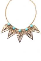 Oasap Vintage Necklace With Triangle Dangle