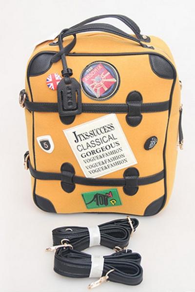 Oasap Pin Buckle Strap Backpack