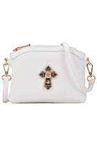 Oasap Icon Solid Pu Shoulder Bags