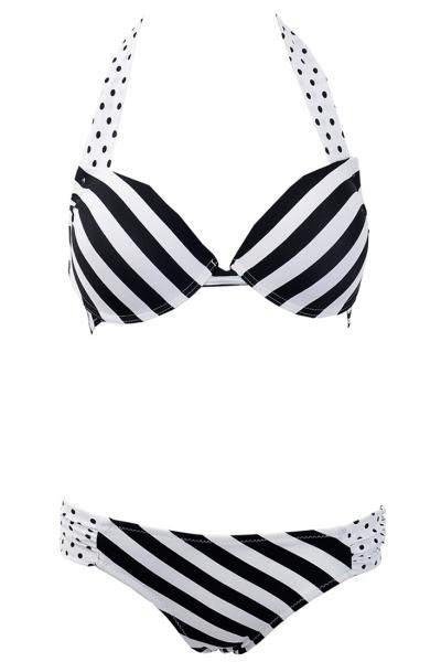 Oasap Must-have Striped-print Bikini Sets