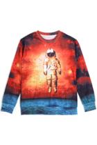 Oasap Go To Space Sweatshirt