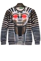 Oasap Bold Egyptian Pharaoh Sweatshirt