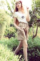 Oasap Big Pocket Drawstring Loose Shorts