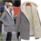 Oasap Fashion Hooded Thicken Coat
