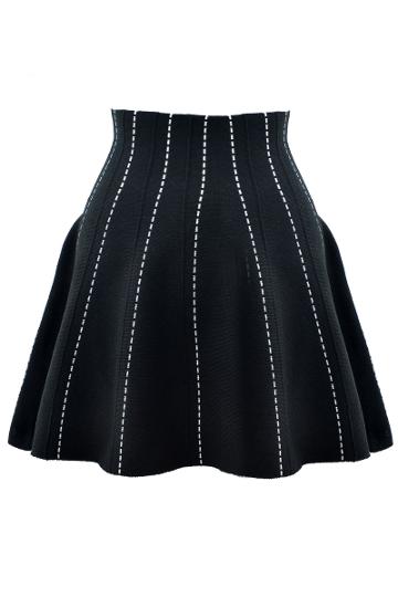 Oasap All-matching Striped Skirt