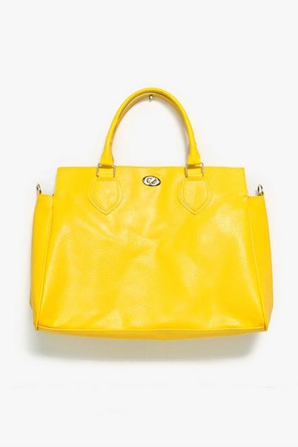 Oasap Top Cross Lock Handbag