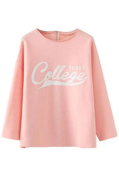 Oasap Rugby College Sweatshirt