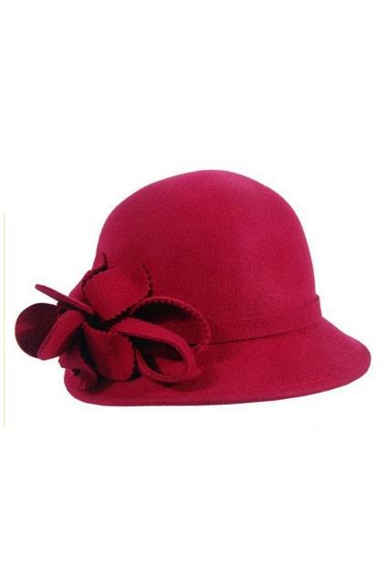 Oasap Exquisite Flower Embellished Vintage Hat