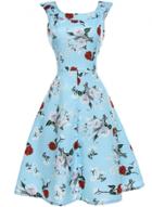 Oasap A-line Floral Print Sleeveless Pleated Dress