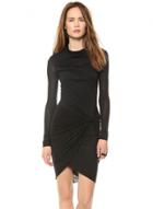Oasap Womne's Asymmetrric Ruched Bodycon Dress