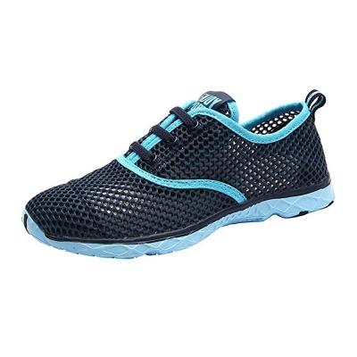 Oasap And Men's Round Toe Color Block Mesh Water Shoes