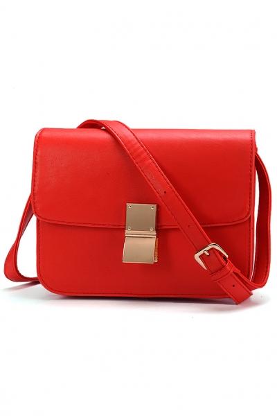 Oasap Brand New Faux Leather Envelope Shoulder Bag