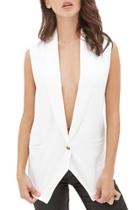 Oasap Women's One Button Front Sleeveless Slim Fit Vest
