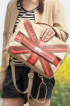 Oasap Preppy Square Union Jack Shoulder Bag