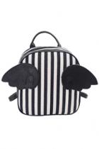 Oasap Classic Striped Print Winged School Bag