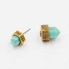 Oasap Fashion Imitation Stone Stud Earrings