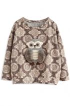 Oasap Vintage Owl Loose Sweatshirt